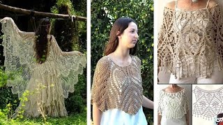 Beautiful Crochet Cape and Poncho Designs and Ideas