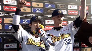 【プロ野球パ】完投で今季初白星のディクソン＆投打に活躍の伊藤がヒーロー！ 2015/04/18 Bs-L