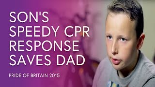 Joshua Williamson: A Young Hero Who Saved His Dad's Life | Pride of Britain 2015