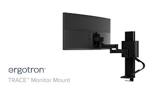 Ergotron's Award-Winning TRACE™ Monitor Mount: In Motion