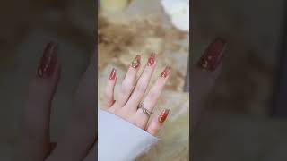 How to make up Nail Art preferred Update this tutorial of flashing gradient temperament #shorts #59