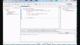 Java Programming - 19 - Let's use an array