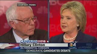 Clinton, Sanders Trade Blows At Dem Debate In New Hampshire