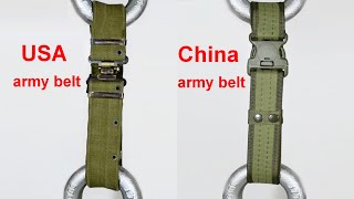 HYDRAULIC PRESS AND ARMY BELTS FROM DIFFERENT COUNTRIES