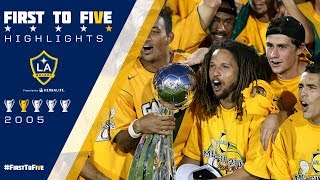 #FirstToFive: 2005 MLS Cup Highlights | LA Galaxy vs. New England Revolution