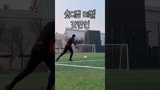 나의 슛디딤 레벨은⁉️😱 #shorts #soccerskills #freestyle #shoot #축구 #k리그 #쇼츠