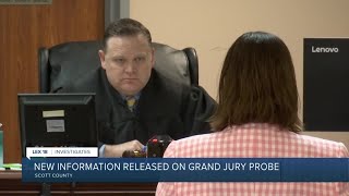 New information released on grand jury probe