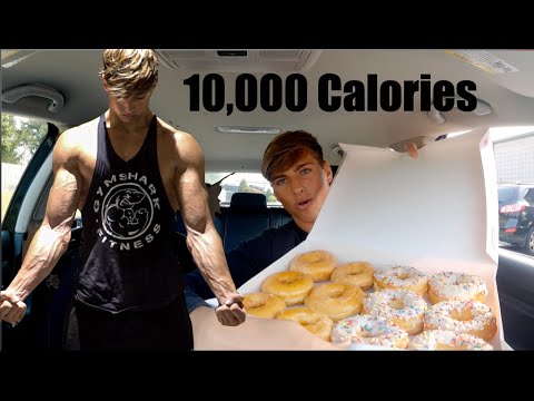 10,000 CALORIE CHALLENGE | EPIC CHEAT DAY - YouTube