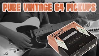 Fender Pure Vintage 64 Tele Pickups | DEMO | NO TALKING