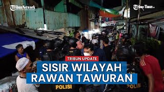 Ratusan Polisi Masuki Daerah Rawan Tawuran di Makassar