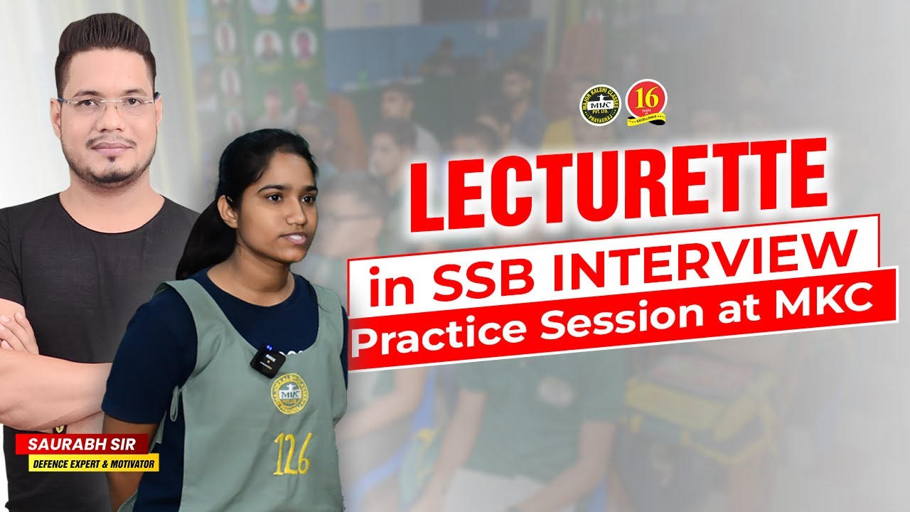 Lecturette In SSB Interview | Lecturette Topics For SSB Interview 2023 ...