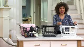 Pop-It Set of 2 Wire Sliding and Stackable Drawers on QVC