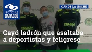 Se hizo el milagrito: cayó ladrón que asaltaba a deportistas y feligreses en Monserrate
