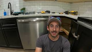 Mounting a Dishwasher with a BIG Gap!