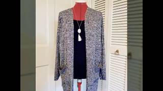 How to sew a cardigan - Claire Cardigan Sew Along  by Seamingly Smitten