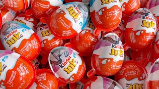 Yummy 75 Kinder JOY opening - A lot Of Candy