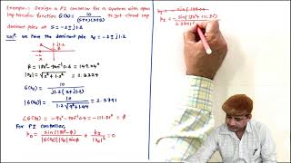 L76 Numerical example on PI controller design using root locus approach