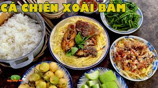 Xoài bằm nước mắm cá chiên, món ngon gợi nhớ về miền quê hương| Đặc sản miền sông nước
