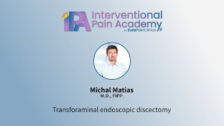 Michal Matias - Transforaminal endoscopic discectomy