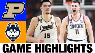 #1 Purdue vs UConn Highlights (Second Half) | 2024 NCAA Men's Basketball - National Championship