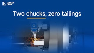 Two chucks, zero tailings #lasertubecuttingmachine