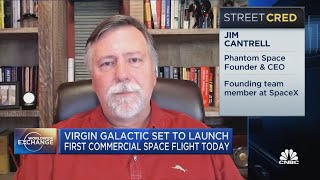 Phantom Space CEO Jim Cantrell on Virgin Galactic's commercial space flight launch