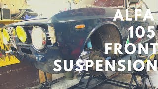 Alfa 105 Fahrwerk Vorne , Alfa 105 Front Suspension