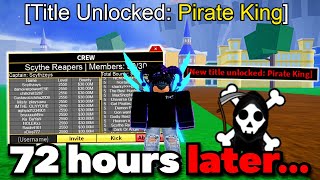 Obtaining The 0.1% PIRATE KING Title In ONE VIDEO... (Blox Fruits)
