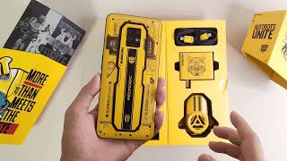 #Redmagic 7s Pro #Transformer Bumblebee Edition Quick Unbox \u0026 First Impression Video. #gaming