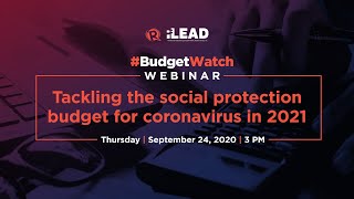 BudgetWatch Webinar: Tackling the social protection budget for coronavirus in 2021