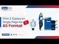 Print 2 copies on Single Page for A5 Format (English) | BUSY Print Invoices