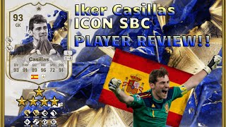 93 TOTY ICON Iker Casillas PLAYER REVIEW! TOTY ICON SBC. FC 25 Ultimate Team.