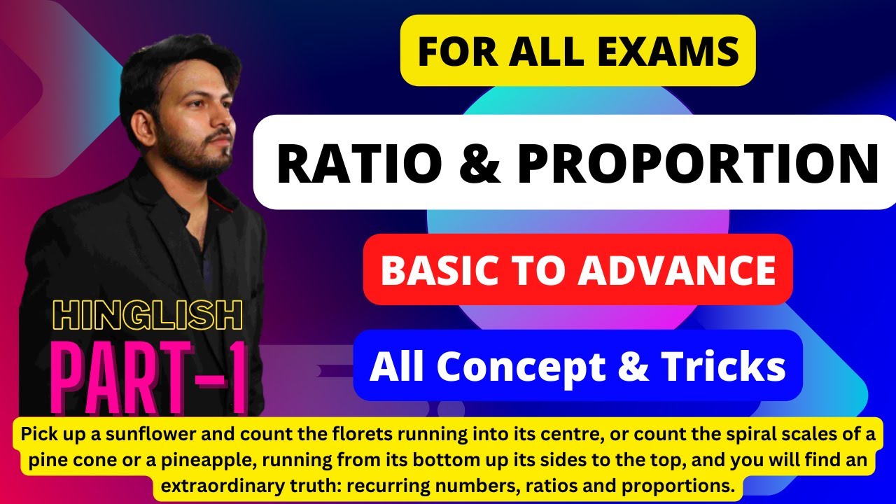 Ratio And Proportion (Basic To Advance) | Ratio And Proportion Concept ...