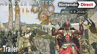 Monster Hunter Wilds Nintendo Switch 2 Reveal Trailer | Nintendo Direct September 2026