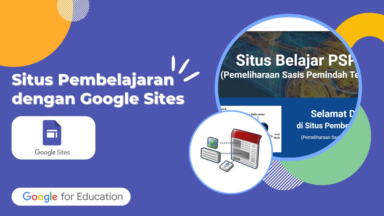 Situs Pembelajaran Dengan Google Sites - YouTube