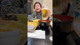 94歳ツムツムおばあちゃん日帰り温泉♨️で乾杯🍻👵❤️