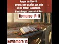 Romanos 14:11 #devocionaldiario #escritura #vivo #Señor #rodilla #lengua #confesar #Dios #Cristo