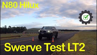 N80 Hilux Swerve Test