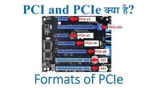 What is PCI and PCIe (Peripheral Components Interface Express) | PCIe Formats in Hindi By Arvind