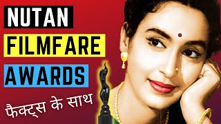 Nutan Filmfare Awards Compilation for Best Actress - Awards Won & Nominations Received