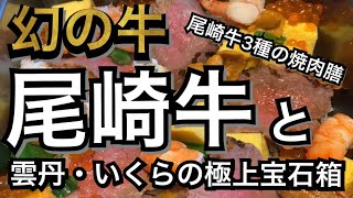 【高級焼肉ランチ】幻の牛尾崎牛を焼肉と極上宝石箱で堪能してみた！