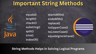 Java String – All Important String Methods with Examples | Java Interview Preparation String Methods