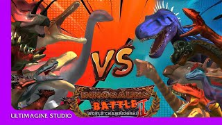 Dinosaurs Battle World Championship Season 2 Round 2 (7 Matches Full Version) FANMADE!!