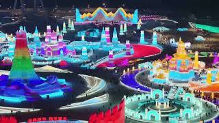 Harbin Ice and Snow World，Harbin, China，Harbin Tourism，哈尔滨冰雪大世界