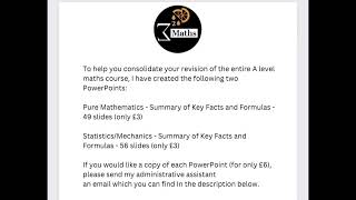 A Level Maths Made Easy - Guaranteed Success - Ace The Exam