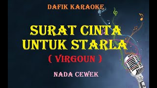 Surat Cinta Untuk Starla (Karaoke) Virgoun Nada Wanita/ Cewek Female key D