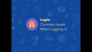 Login: Common Issues