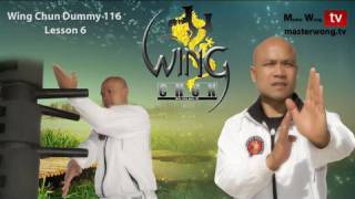Wing Chun kung fu - wing chun Dummy Form part 6-10