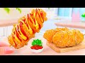 Most Satisfying Video Cooking Miniature Churros Hot Dog Cheese 🧀 Korean Corn Dog Recipe