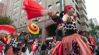 K-one動流夢（2018横浜よさこい・馬車道通りパレード会場）